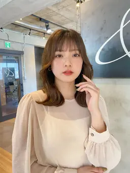 ✨💕【🥈女性人気NO.2🥈】ブリーチなしで可愛くなりたい方へおすすめの艶カラー💕✨