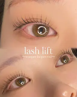 《ヘッドマッサージ付》ラッシュリフト+ブラックティント(コーティング仕上げ込み)