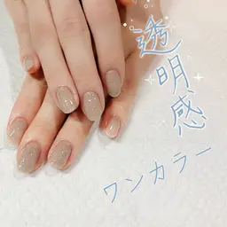 ⚠️月曜日限定⚠️🖐️ハンド🤚ワンカラー、ラメグラ+ストーン4粒【オフ無し】