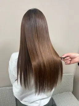 ダメージレス縮毛矯正＋トリートメント