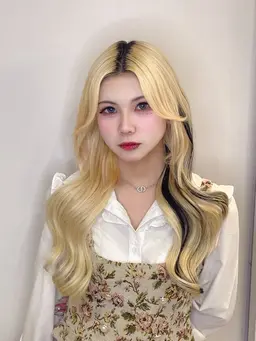 抜きっぱなしリタッチ🫧ブロンドヘア＋クイックトリートメント付き🤍