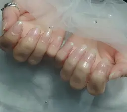 クリアネイル♡【フィルイン】爪の強化・ネイルが難しい方にオススメ♡（オフなし）