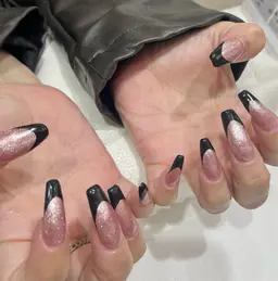 【💛練習モデル💛】フレンチ🩰【オフ込み/クリアorバーチャル🆗/デザインフレンチ🆖】