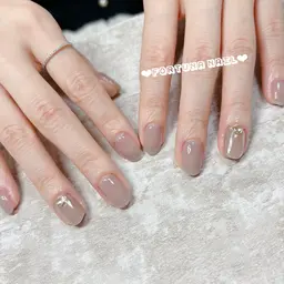 《パラジェル》新規初回オフ無料/シンプルアート2本コース（ちゅるん系色変更+¥500円)