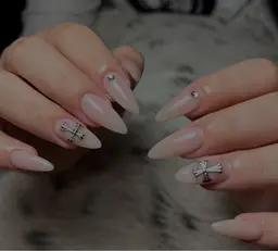 【チップ長さ出し10本】 💠オフなし+パーツ2本マグネット/フラッシュ/ラメ/ミラー/ワンカラー