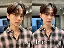 【直毛・朝ラク】  メンズカット＋ダウンパーマ → 膨らみ・ハチ張り・横広がりを抑えたい人