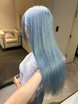 【モデルメニュー】☁️🫧ブリーチリタッチ+カラー+トリートメント☁️🫧⚠️補足説明を必ずご確認ください