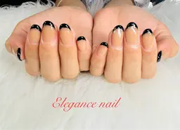 「オフ無し」自爪ネイル　フレンチorミラーネイルorグラデーション