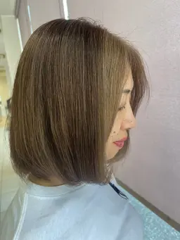 ⭐️20周年記念⭐️🫶ブリーチなし🫶透明感Wカラー＋似合わせカット＋髪質改善トリートメント19690円→11814円