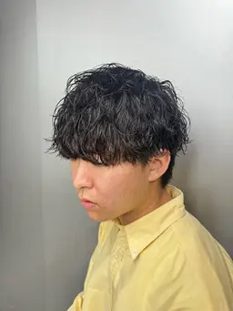 【平日限定】メンズカット+ミックスツイストスパイラルパーマ+マイクロバブル