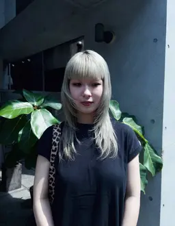 ꒰ঌ カット＋ブリーチ＋オンカラー＋treatment ໒꒱