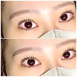 まつ毛パーマ(上下)ケア美容液仕上げ·͜· ❤︎