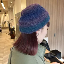 🍎カット＋暖色カラー＋2ステップTR