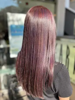 春色暖色🎀ブリーチなしダブルカラー🎀バブルシャンプー🫧コーティングトリートメント🧴