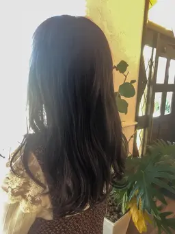 前髪カット付き🌙カラー＆トリートメント(シャンプー&ブロー込＊ロング料別)