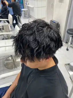 <17時以降限定‼️>メンズ骨格補正カット+パーマ