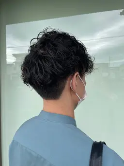 カット＋特殊パーマ🩵🩵