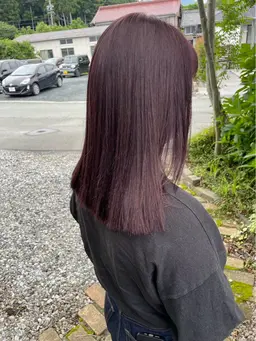 【艶カラー】+【パーソナルカスタムトリートメント】