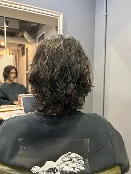 カット+パーマ(サーフカール)