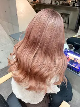 【学割U24】ケアブリーチ2回＋透明感カラー＋トリートメント🍓¥17,000