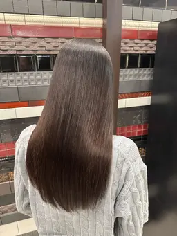 【汗・うねり対策に🌞】縮毛矯正＋髪質改善ケラチン補充＋カット🤍