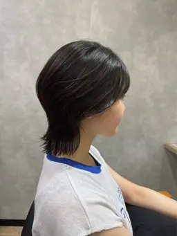 縮毛矯正×ウルフカット