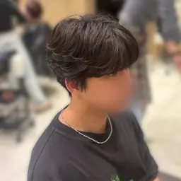 メンズカット➕【フェザーパーマ】【ニュアンスパーマ】