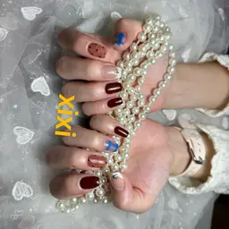 🍒ハンド👐🏻持ち込みデザイン10本✨パーツつけ放題👌(新規ジェルオフ無料　)