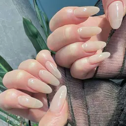 【チップ長さだし】10本長さだし💅1カラー🩷🩵