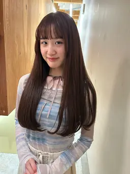 透明感ブラウン系にしたい方🎀🤎　うる艶カラー＋カット＋プレミアムトリートメント