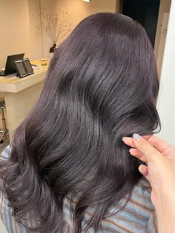 透明感カラー➕極潤トリートメント