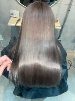 カラー＋艶髪髪質改善水素トリートメント