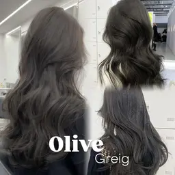 【🪞韓国女子もみんなやってる🪞】髪の赤みをなくすオリーブカラーで透明感を🤍🫒➕オリジナルトリートメント