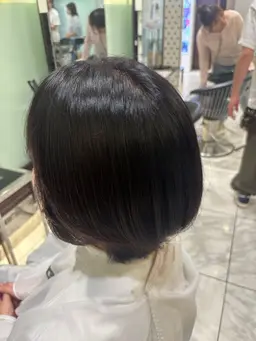 白髪染め　リタッチ　シャンプー＋トリートメント＋ヘアセット