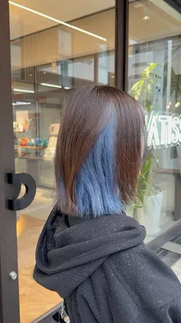 【魅せるチラ見せカラー✨】インナーカラー+トリートメント