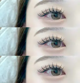 【くっきり♪】ワンホンマツエク上120本🧸束感コーティング無料🤎