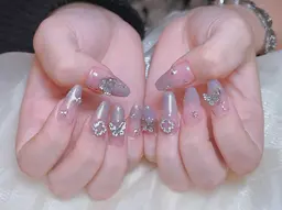 💫チップ長さだし+持ち込みデザイン(🎈デザイン、パーツ10本Ok)14000