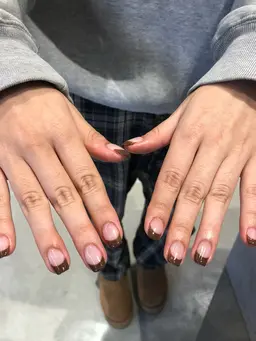 🩶【オフなし】フレンチネイル🩶【新規】¥6100【再来】¥8800