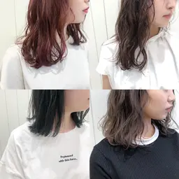 【デザインウェーブ】骨格矯正カット＋ダメージレスパーマ