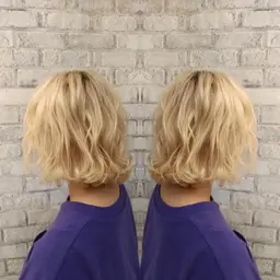 🌈ブリーチカラー🌈ケアブリーチ＋カラー＋ケアトリートメント💗透明感カラー