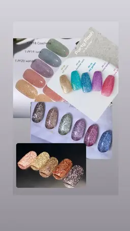 🉐キラキラワンカラー オフ込み シンプルデザイン