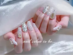 【ハンド】スカルプ高級パーツアート付け放題コース17980円💎