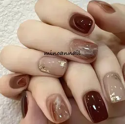 アクリルスカルプ10本長さ出し＋ジェルアートやり放題、ストーン、パーツ乗せ放題[画像持ち込み可