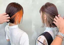 💘【ブリーチインナーカラー】💘+3steptreatment✨️