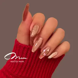 バレンタインまでの期間限定♥️定額デザイン💅🏻微粒子マグネット＋フラッシュマグネットのWマグ【他店様オフ込特別価格】