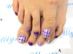 【フット】親指アートコース¥8800