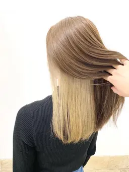 新規限定💐大人気💐インナーカラー(イヤリングカラー)(ロング料金別)➕トリートメント