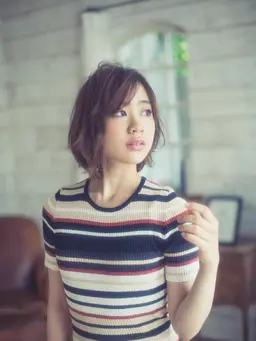 前髪縮毛矯正＋オーガニックトリートメント