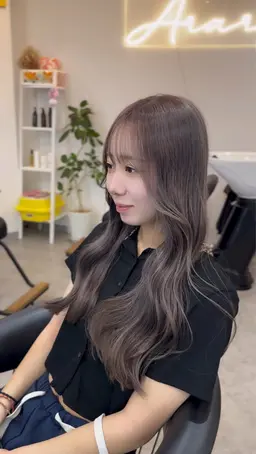 【ヘアセット】コテ巻きスタイリング