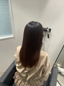 【ストレートパーマ】シャンプーブロー料金込み